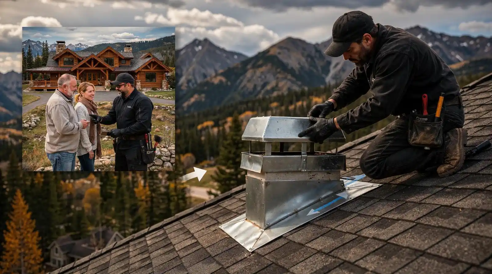 Loose, rusted, or poorly sealed flashing can let even a small gap turn into water