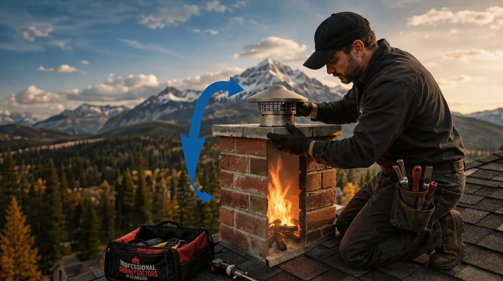 Chimney Doctors technicians bring expertise and equipment to every step of a chimney or hearth
